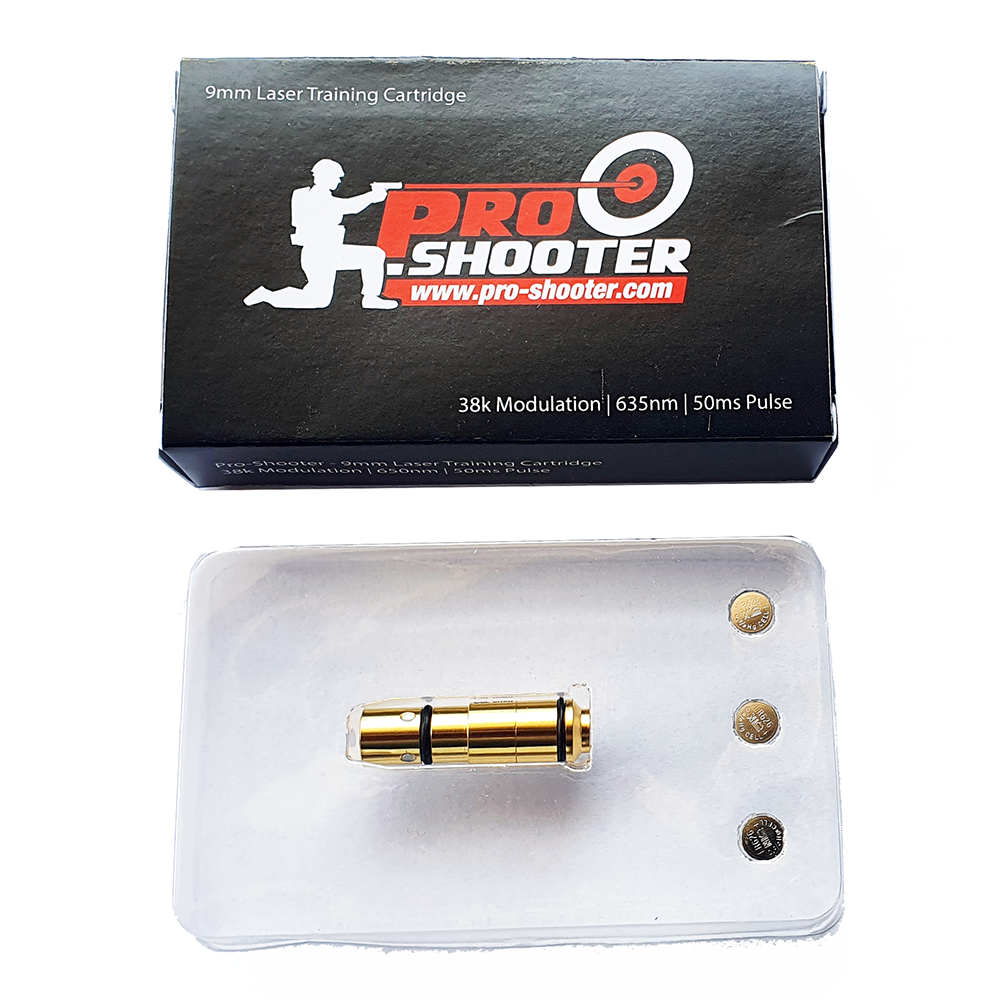 9mm Laser Training Cartridge for Dry-Fire Training